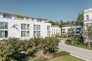 Der Dr. Lahmann Park in Dresden ist ein wohn- und lebenswertes Quartier, in dem sich funktionales Wohnen, architektonische Ã„sthetik und der Erhalt von historischen Bausubstanz keineswegs ausschlieÃŸen. Foto: David Pinzer